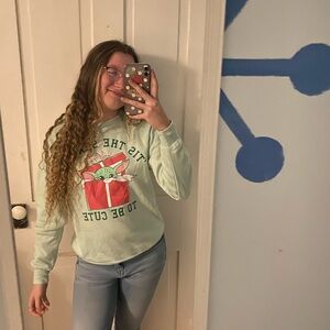 BNWT disney Star Wars baby yoda tis the season to be cute sweater